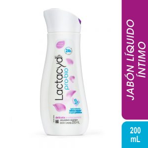 Jabón Liquido Íntimo Femenina Delicata ProBio Lactacyd - Frasco 200 ML