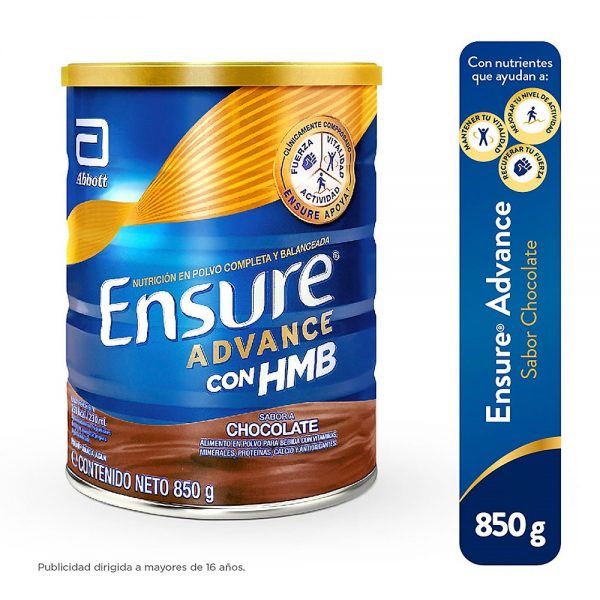 Ensure Advance 850g sabor chocolate