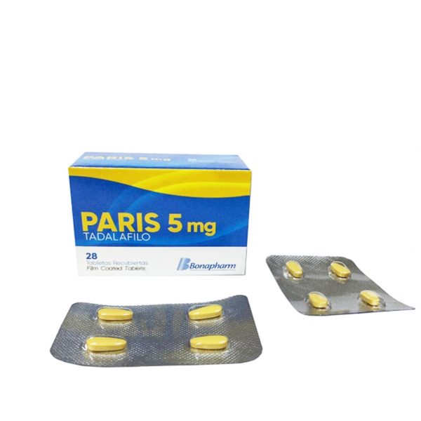 Paris 5mg Tabletas recubiertas cjax28