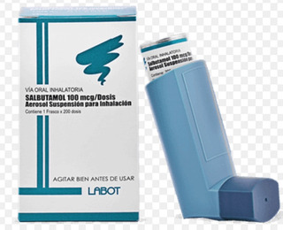 Salbutamol LABOT 100 mcg Inhalador - Frasco 200 DSS