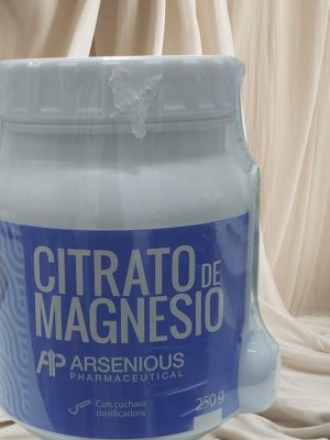 Citrato de magnesio polvo fcox250g Arsenious pharmaceutical