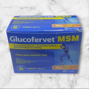 Glucoferver MSM Polvo para solución oral sobrex8g c/u cjax30