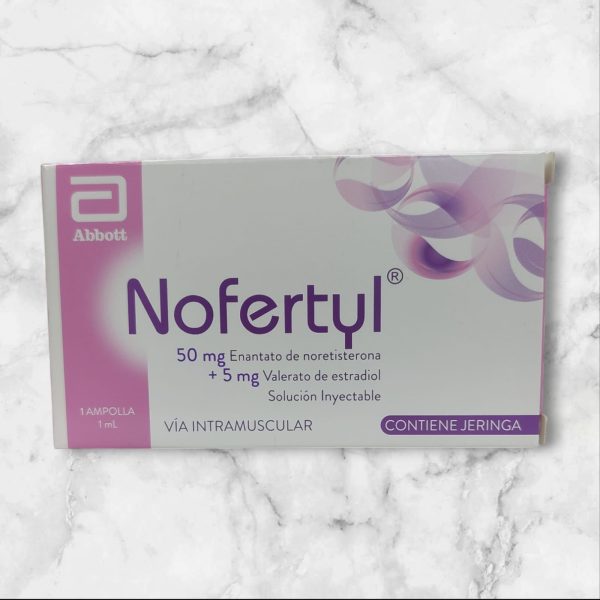 NOFERTYL 50MG/5MG SOL INY enantato de noretisterona/valerato de estradiol