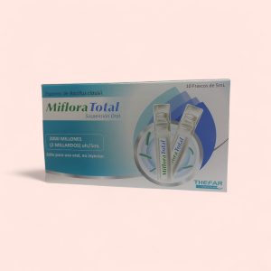 miflora total suspension oral cja x 10 frascos Bacillus clausii