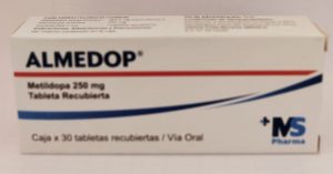 ALMEDOP 250MG TAB REC CJAX30 Metildopa